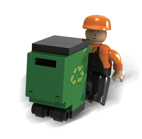 Blocki MyCity Müllauto Modell KB0213