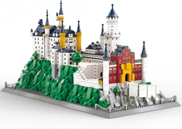 Wange 6226 - Schloss Neuschwanstein aus Klemmbausteinen mit 1969 Teile
