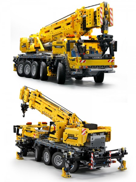 Mould King Mechanical Crane Modell Nr. 13107 Maßstab 1:8 2590 Teile ab 8 Jahre