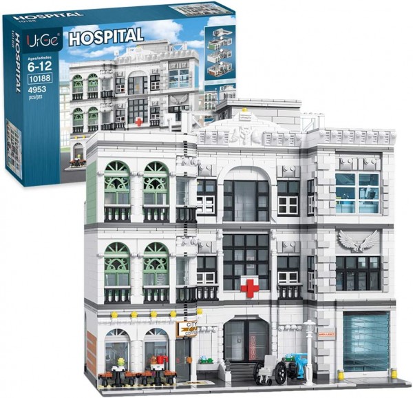 UrGe 10188 Hospital/ Krankenhaus, 4953 Teile OVP NEU