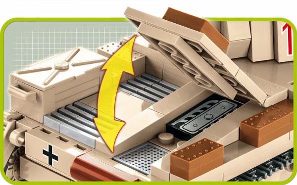 Cobi Sd.Kfz.121 Panzer II Ausf. F Modell Nr. 2527