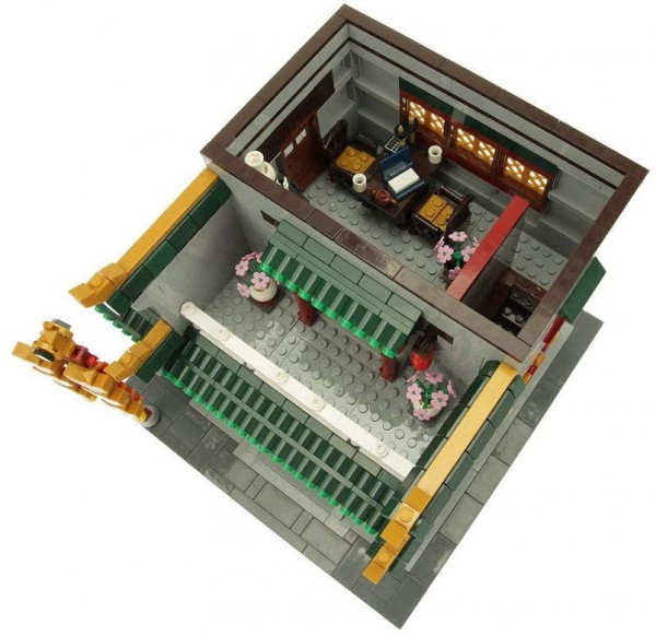 Xingbao China Town Chinesische Bank Bausatz No. XB-01023