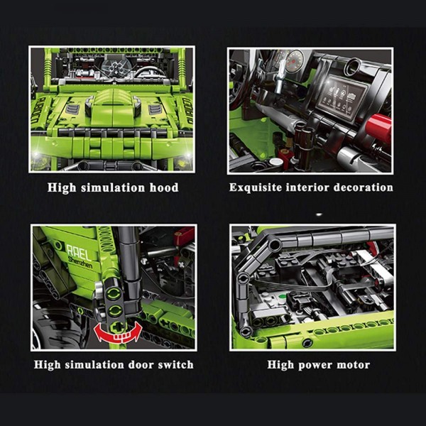 Leier LE-J902 RC inkl. Motor etc. 2343 Teile Jeep OVP-Neu