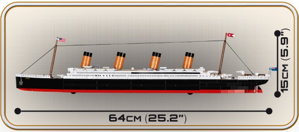 Cobi R.M.S. Titanic Historical Collection Modell Nr.1929