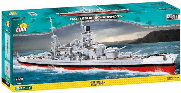 Cobi Battleship Scharnhorst Historical Collection Modell Nr. 4818