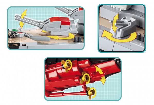 Cobi Prinz Eugen Heavy Cruiser Historical Collection Modell Nr.4823