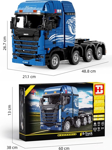 HAPPY BUILD YC-22013 | TRUCK | RC | 2.926 Teile | NEU & OVP