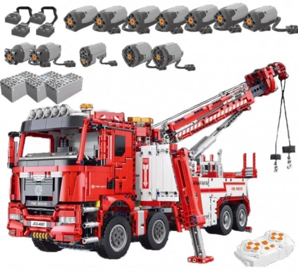 TGL T4007 | Feuerwehrkran / Fire Rescue Truck | RC | 5.030 Teile | NEU & OVP