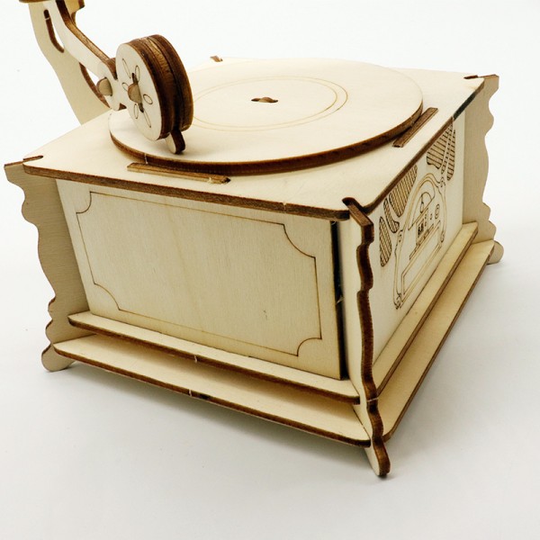 3D Holzpuzzle Grammophon Modell Nr. MK0205117