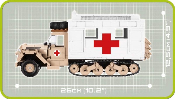 Cobi Ford V3000S Maultier Ambulance Historical Collection Modell Nr. 2518