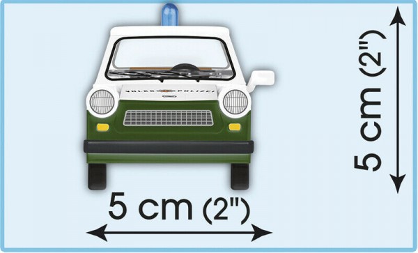 Cobi Trabant 601 Volkspolizei DDR Modell 24520