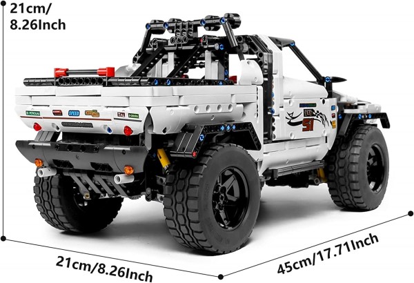 Mould King 18005 Technik Ferngesteuert Geländewagen Bausteine, 2013 Teile Technologie Auto Modell fü