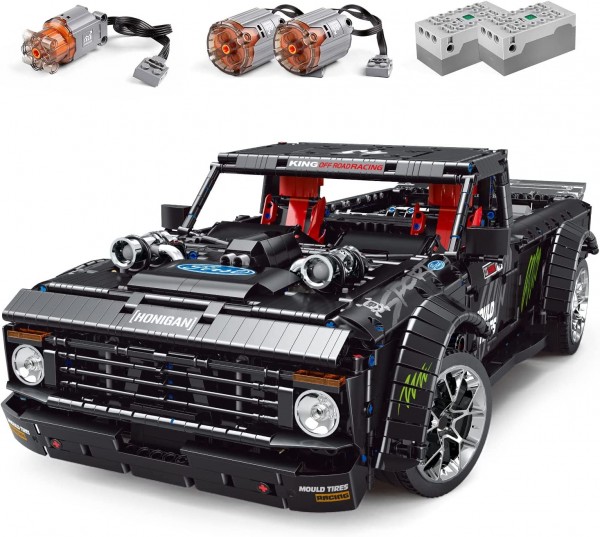 Mould King 13082 Technik Auto Modell, 3695 Teile Sportwagen Mit Motor, Ferngesteuert. Klemmbausteine