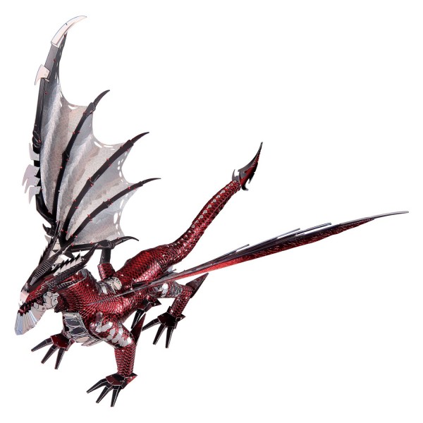 Piececool 3D Metallpuzzle The Black Dragon Modell Nr. HP119-KRS