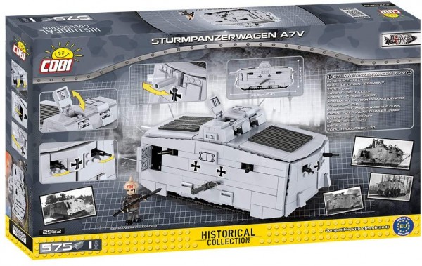 Cobi Sturmpanzerwagen A7V Modell Nr. 2982