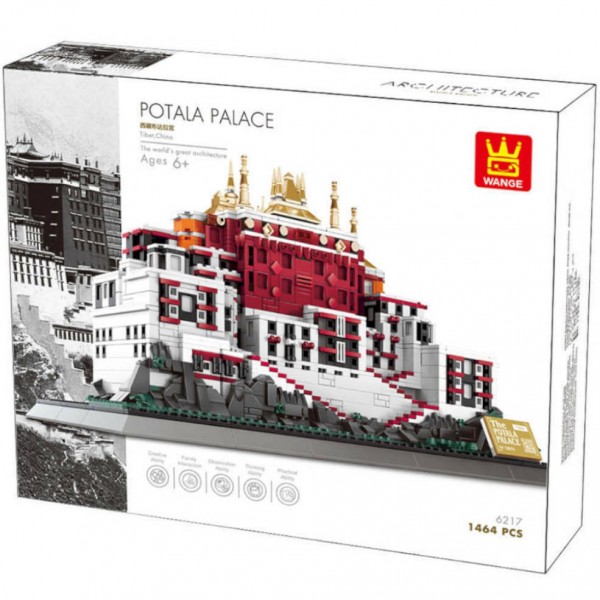 Wange 6217 Architektur Modell 1464 Teile Potala Palace Tibet