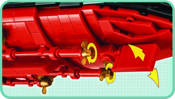 Cobi Schlachtschiff USS Enterprise Modell Nr. 4815