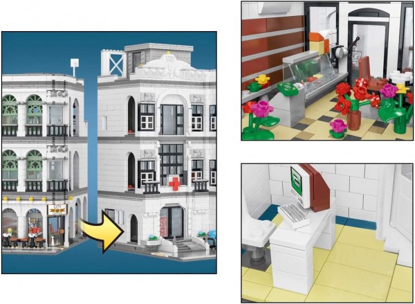 UrGe 10188 Hospital/ Krankenhaus, 4953 Teile OVP NEU