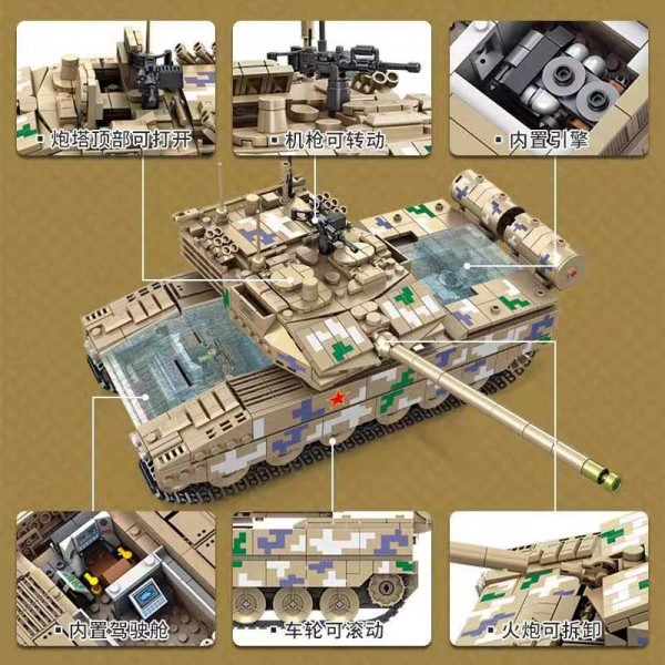 Panlos Brick Type 15 Light Tank Bausatz Modell Nr. 639001
