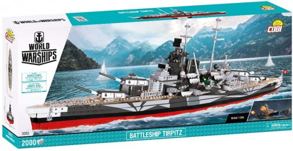 Cobi Schlachtschiff Tirpitz Modell Nr. 3085