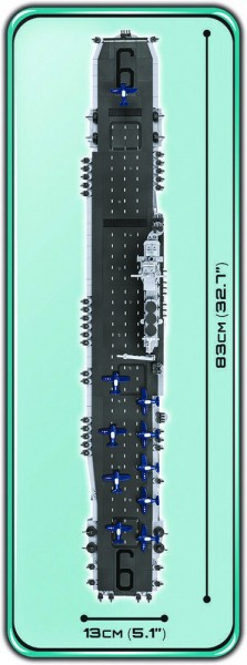 Cobi Schlachtschiff USS Enterprise Modell Nr. 4815