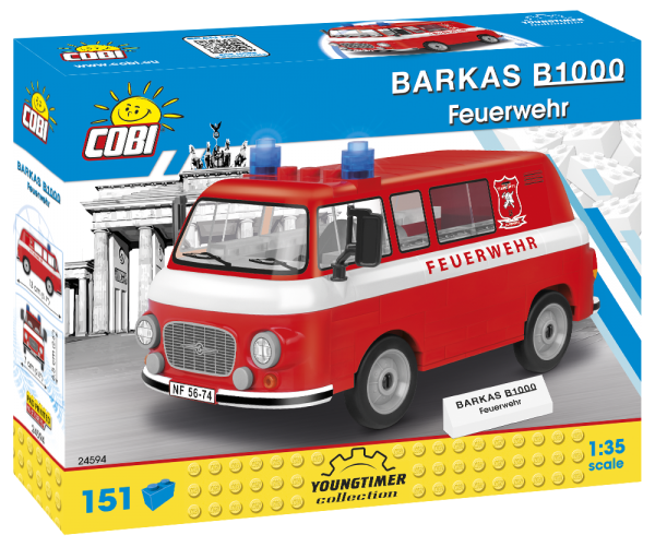 Cobi Barkas B1000 Feuerwehr Modell Nr. 24594