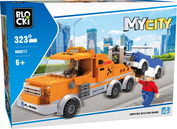 Blocki MyCity Abschleppwagen Modell KB0217