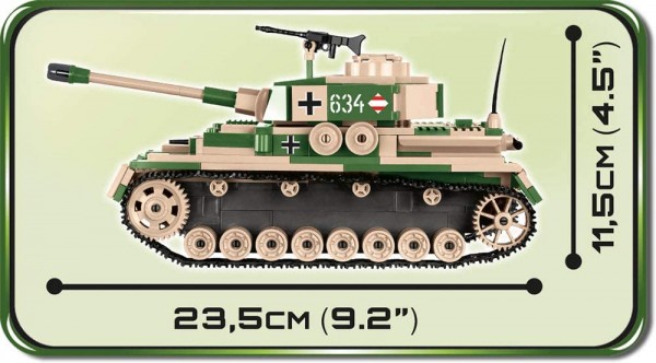 Cobi 3in1 Panzer IV (Pz.Kpfw. IV Ausf. F1/G/H) Modell Nr. 2508A