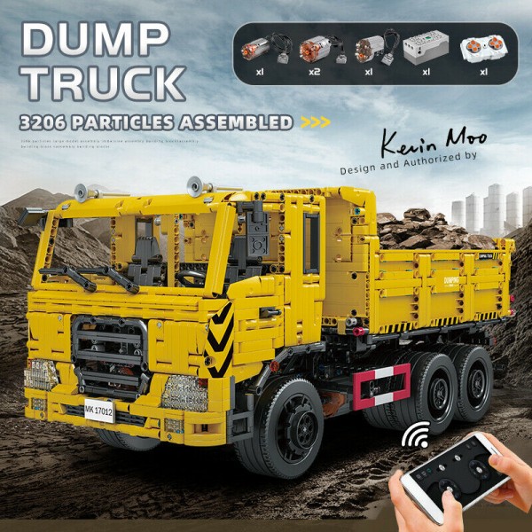 MOULD KING 17012 Transporter LKW THREE WAY DUMP TRUCK RC 3.206 Teile