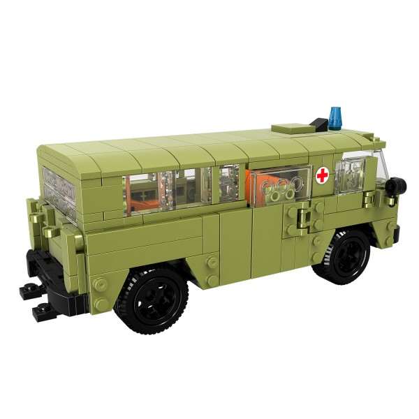 UAZ 452 Buchanka Russischer Militär Kleinbus Modell 1:25