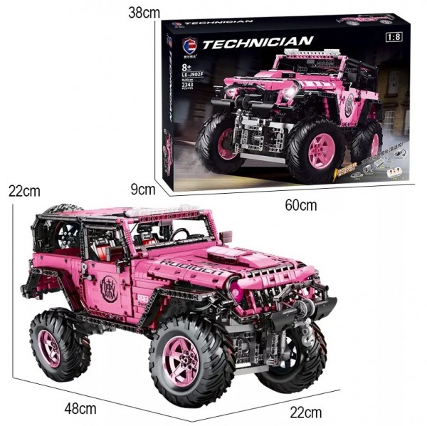 Leier LE-J902F RC inkl. Motor etc. 2343 Teile Jeep OVP-Neu