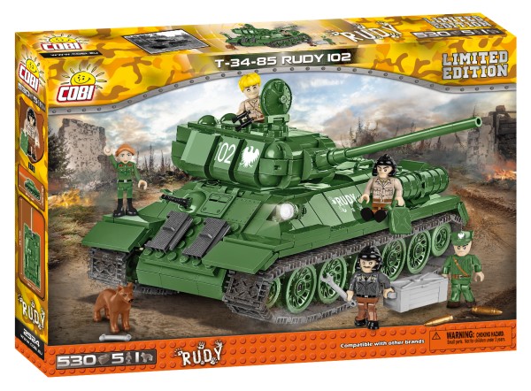 Cobi T-34-85 Rudy 102 Limited Edition Modell Nr. 2524