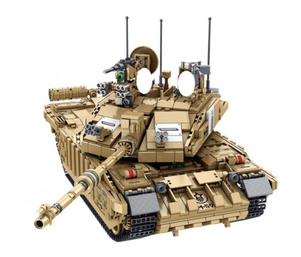 Panlos Brick Tank World Challenger II Modell Nr. 632008 1687 Teile