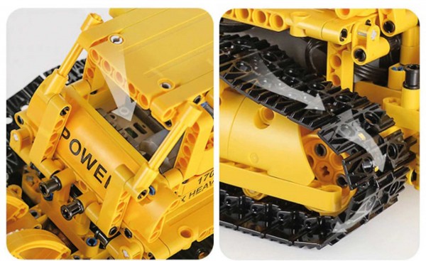 Mould King D8K Bulldozer Ferngesteuert Modell Nr: 17024