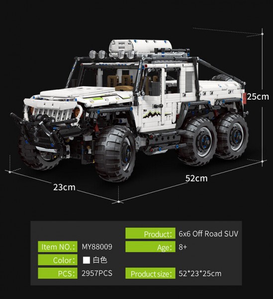 TLG 88009 Technik Off Road SUV LKW Truck Auto Bausteine Modell MOC