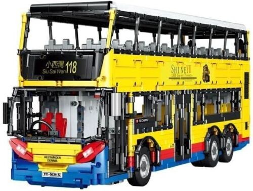 Happy Build Doppeldecker-Bus YC-QC015 4255 Teile