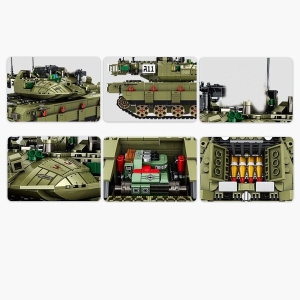 Panlos Brick Tank World Merkava MK4 Modell Nr. 632009