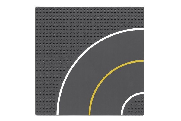 Wange 8811 Grundbauplatte Kurve Straße 32X32 Noppen NEU OVP Versand aus DE