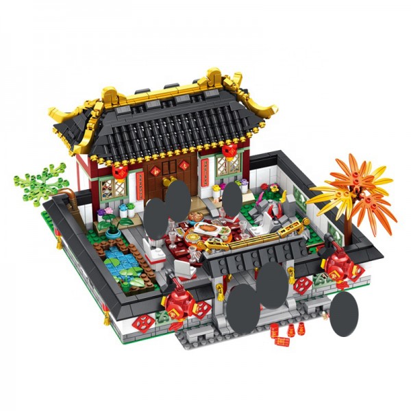 Panlos Brick Chinese New Year Festival Modell Nr. 639001