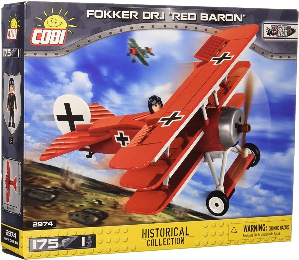 Cobi Fokker Dr.1 Red Baron Modell Nr. 2974