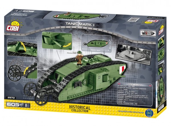 Cobi Tank Mark I Historical Collection Modellnummer 2972