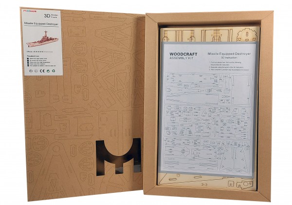 3D Holzpuzzle Kriegsschiff Modell Nr. MK0203917