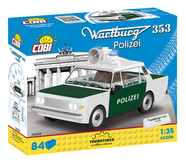 Cobi Ostalgie Bundle DDR Polizei Barkas B1000 Wartburg 353