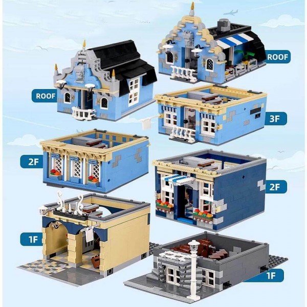 Mould King 16020 Europäischer Markt/Bausteine 3016 Teile