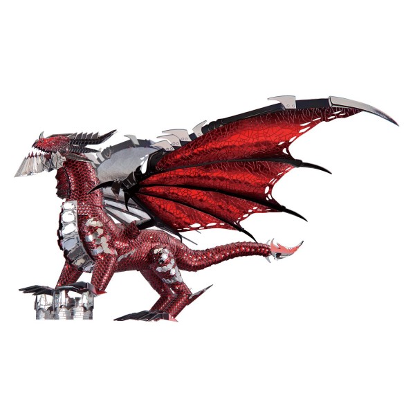 Piececool 3D Metallpuzzle The Black Dragon Modell Nr. HP119-KRS