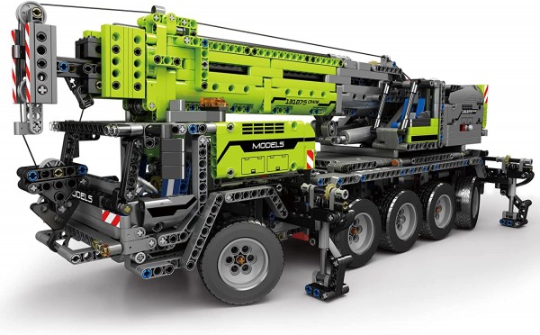 Mould King 17035 Technik Control+ Kran- Baufahrzeug