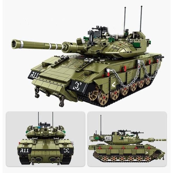 Panlos Brick Tank World Merkava MK4 Modell Nr. 632009