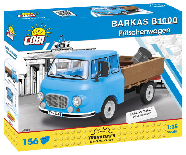 Cobi großes Ostalgie Bundle Trabant 601 Wartburg 353 Barkas B1000 Mauerfall Set