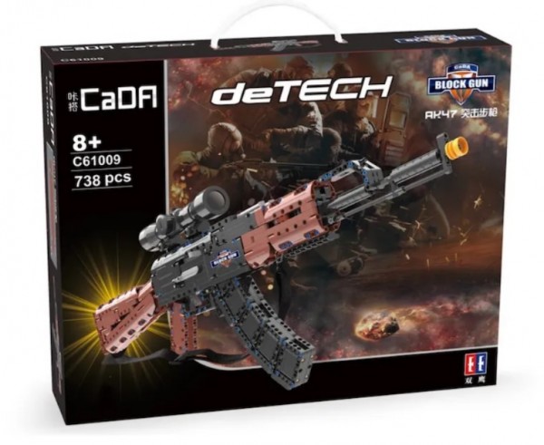 CADA C61009 AK47 Sturmgewehr Bausteinset 738 Teile Neu-OVP