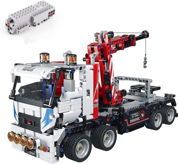 Mould King 15027 Technik APP Ferngesteuerter Kranwagen Modell Bauset